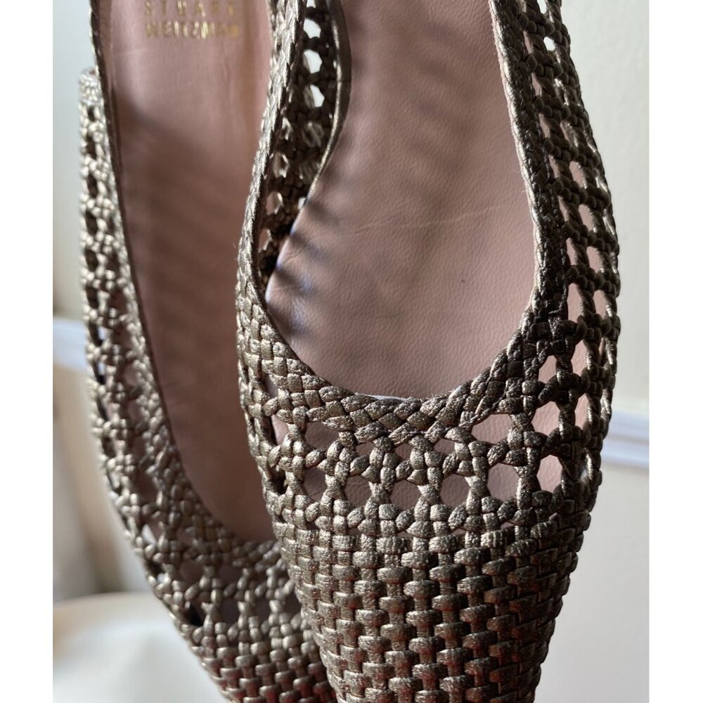 Stuart Weitzman “Wicket” Woven Slingback Flats | Size 6 | Made in Spain - Picture 8 of 9